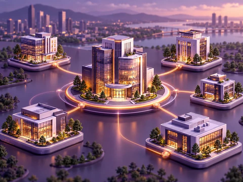 Connected companies managed through one central business platform