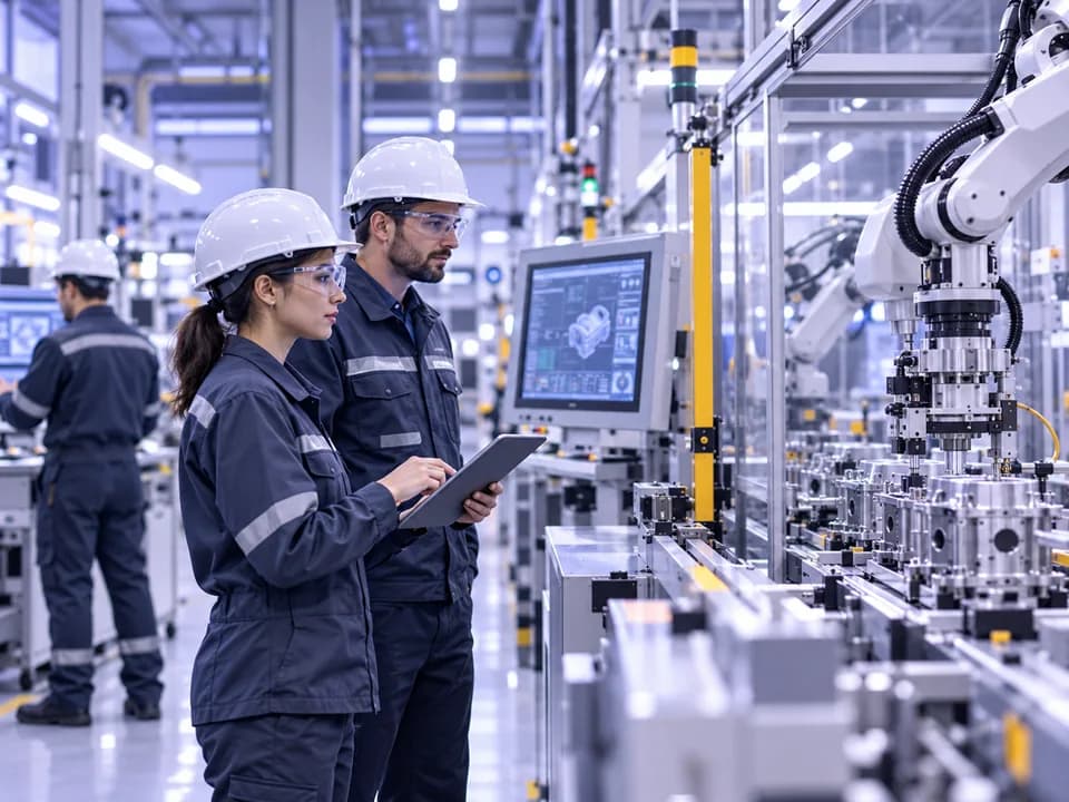 Manufacturing team using Biznora Systems
