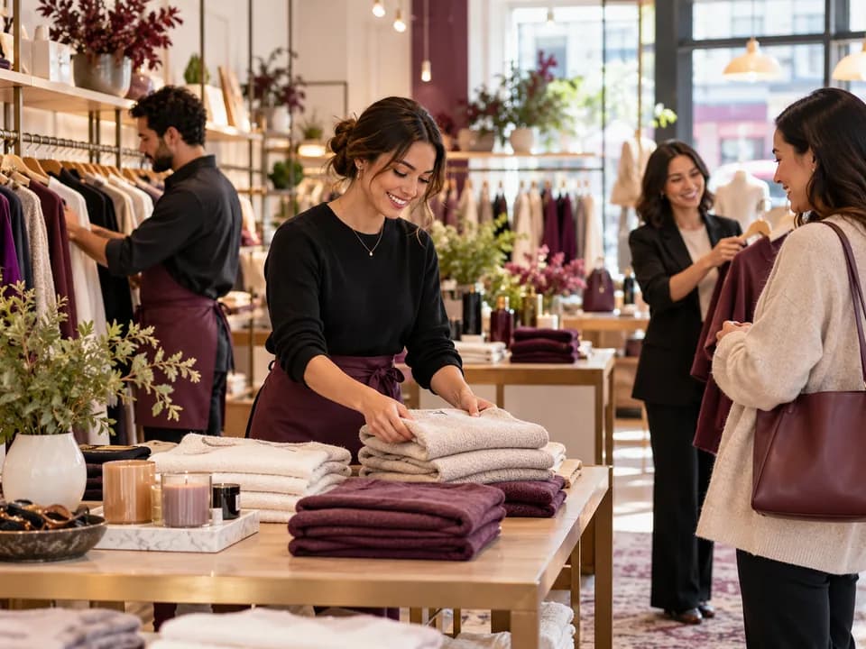 Retail team using Biznora Systems